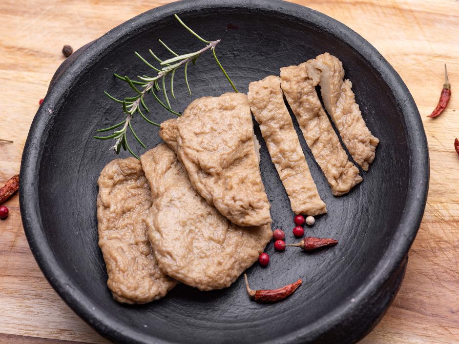 Kochen mit Fleischersatz Seitan