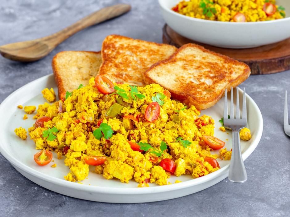 Kochen mit Fleischersatz Tofu