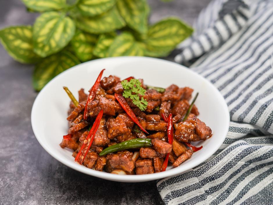 Kochen mit Fleischersatz Tempeh