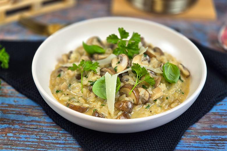 Risotto mit Pilzen