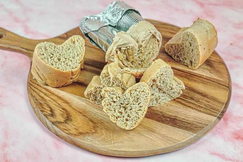 Dosenbrot in Herzform