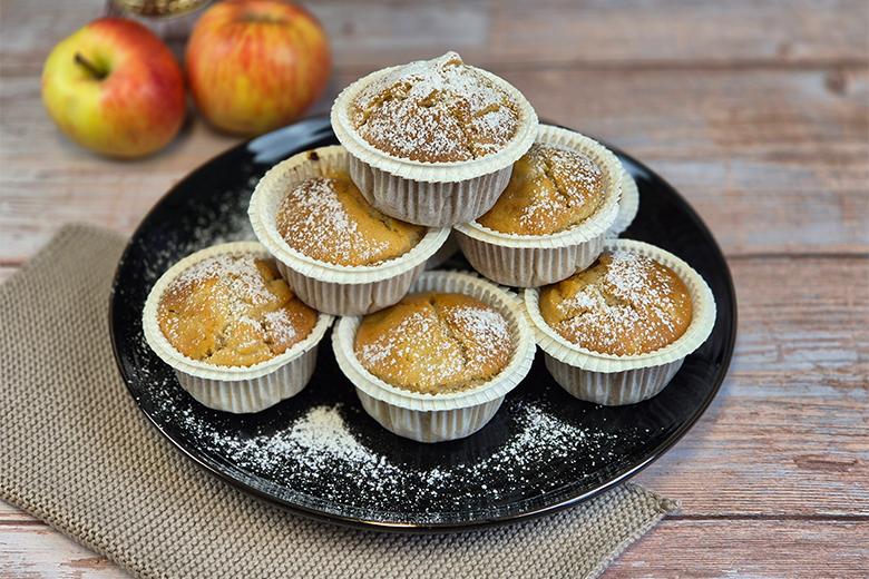 Vegane Apfelmuffins
