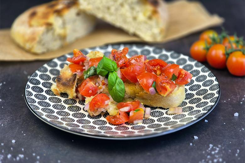 Original Italienische Tomaten-Bruschetta