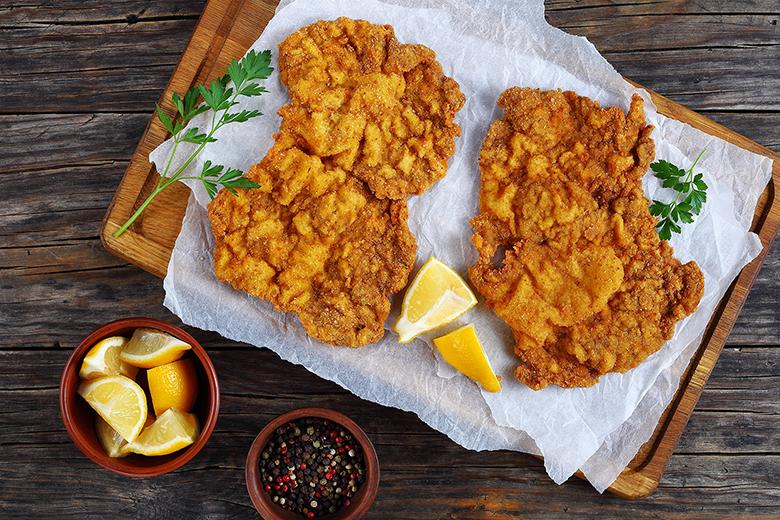Schnitzel richig panieren