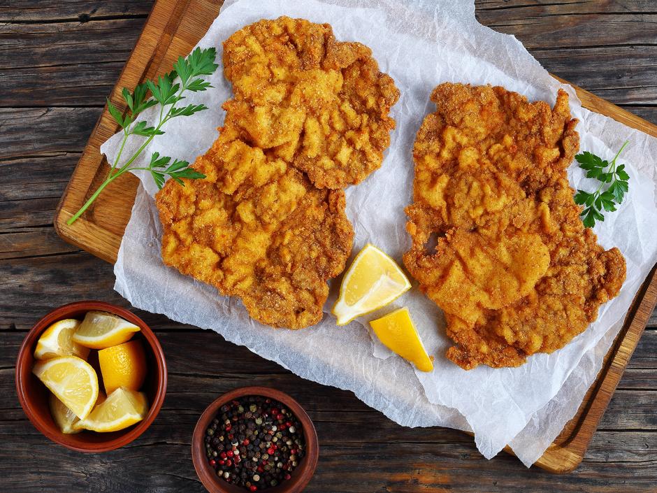 Schnitzel richig panieren