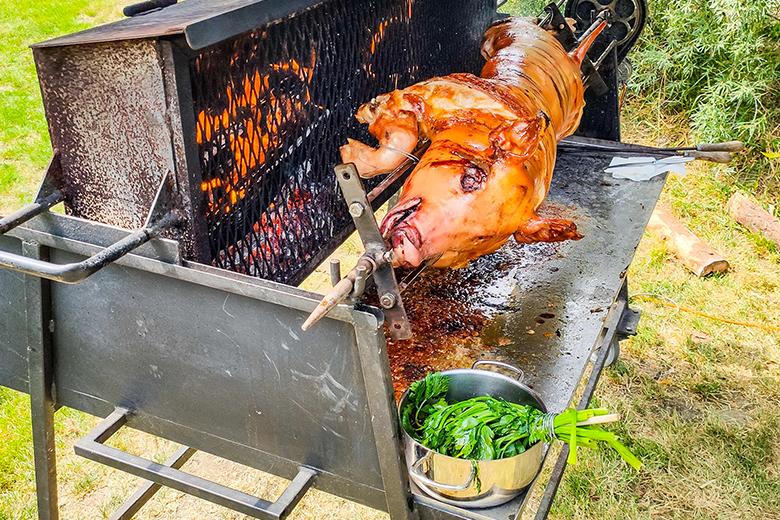Spanferkel grillen