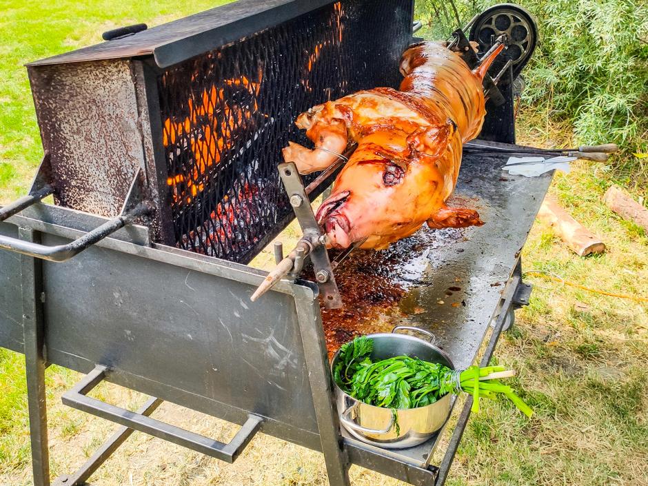 Spanferkel grillen