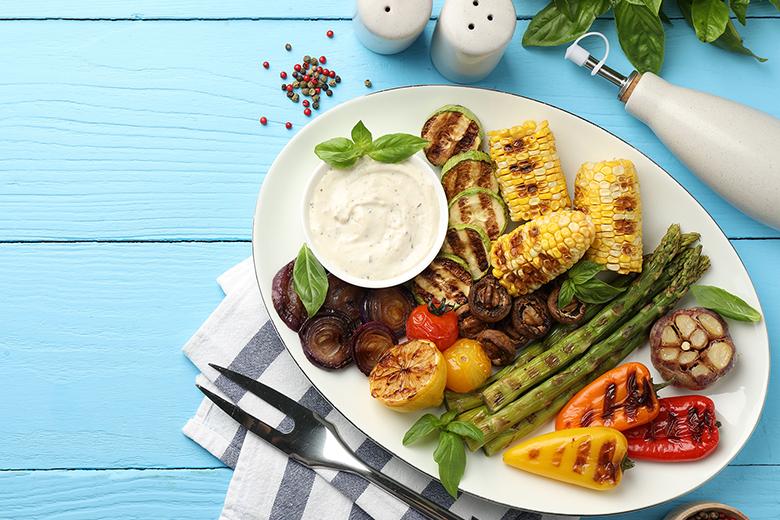 Grillen mit Gemüse