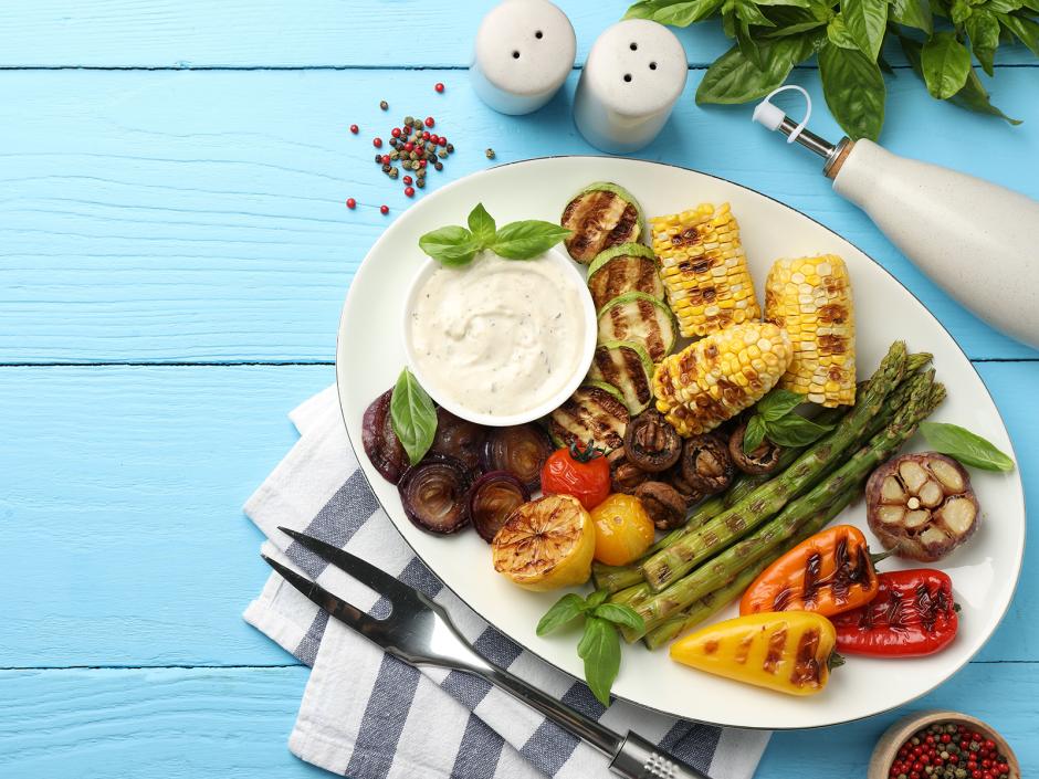 Grillen mit Gemüse