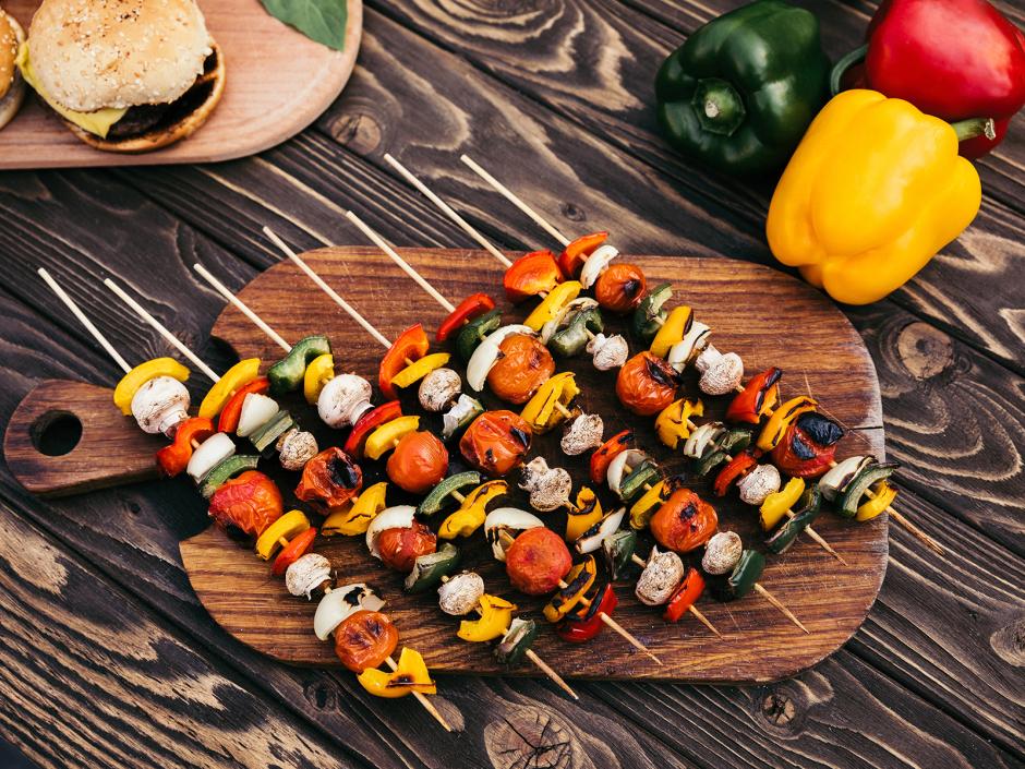 Grillen mit Gemüse