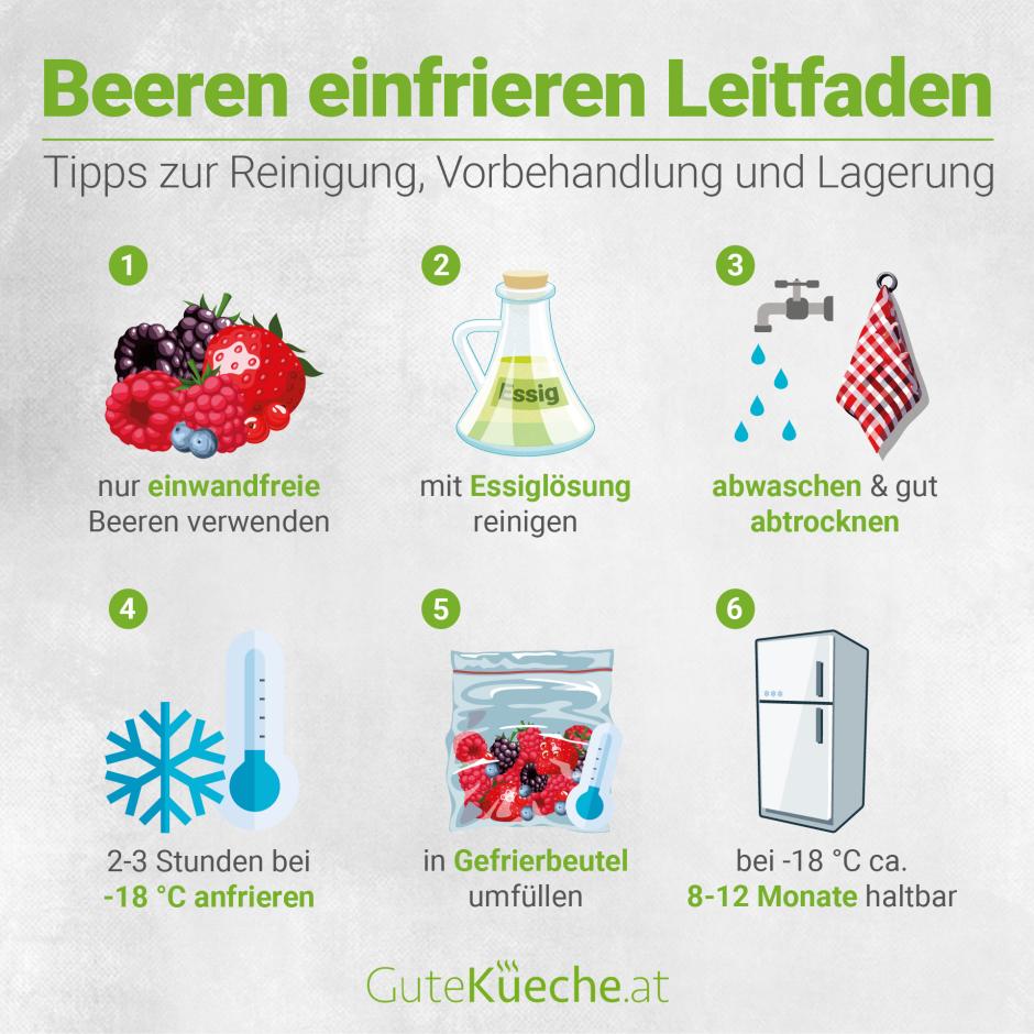 Beeren einfrieren Leitfaden