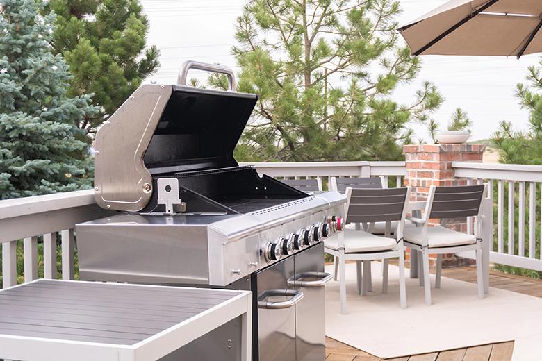 Grillen auf dem Balkon