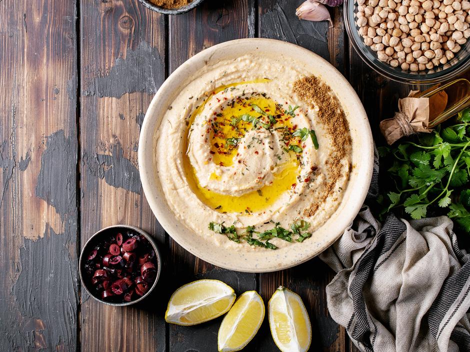 Hummus zubereiten