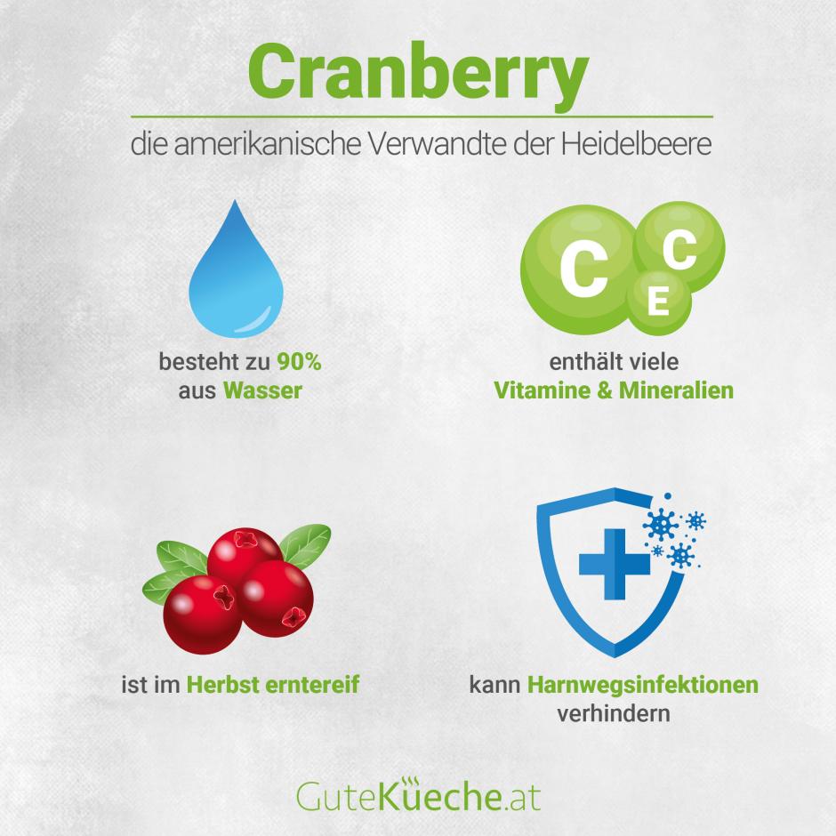 Cranberry, die amerikanische Verwandte der Heidelbeere
