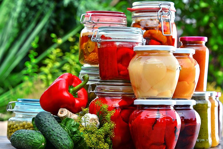 Gemüse und Obst einlegen