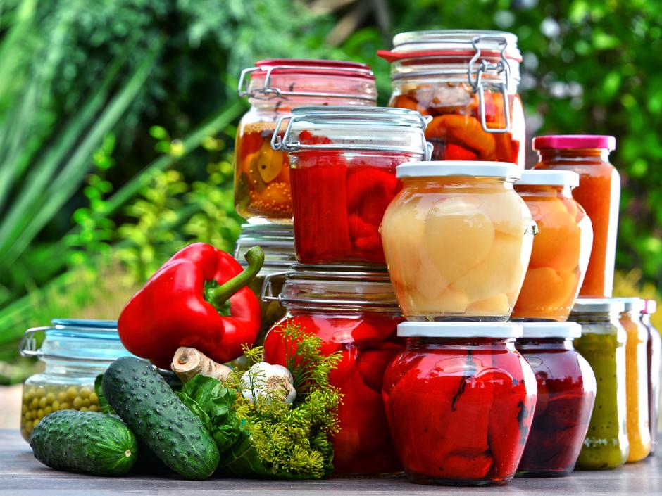 Gemüse und Obst einlegen