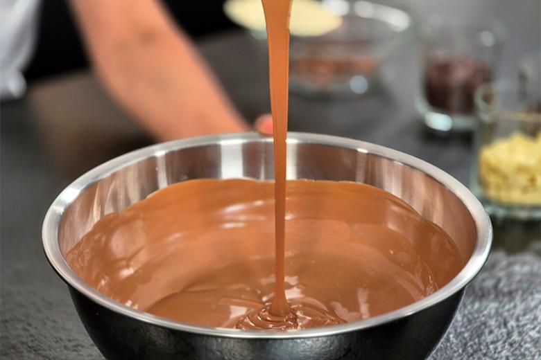 Schokolade richtig temperieren