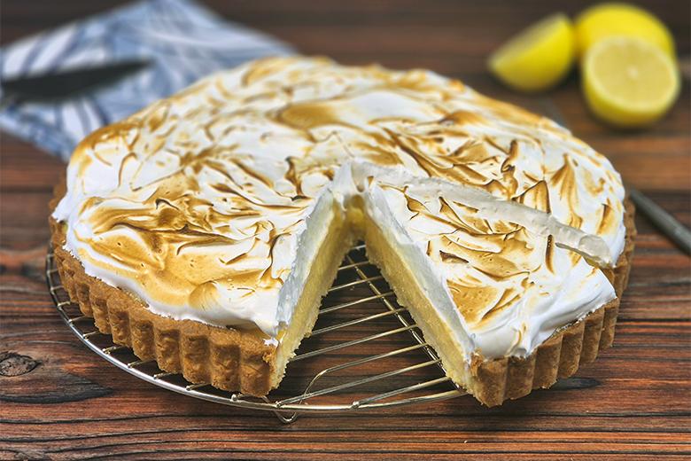 Zitronen-Tarte mit Baiser