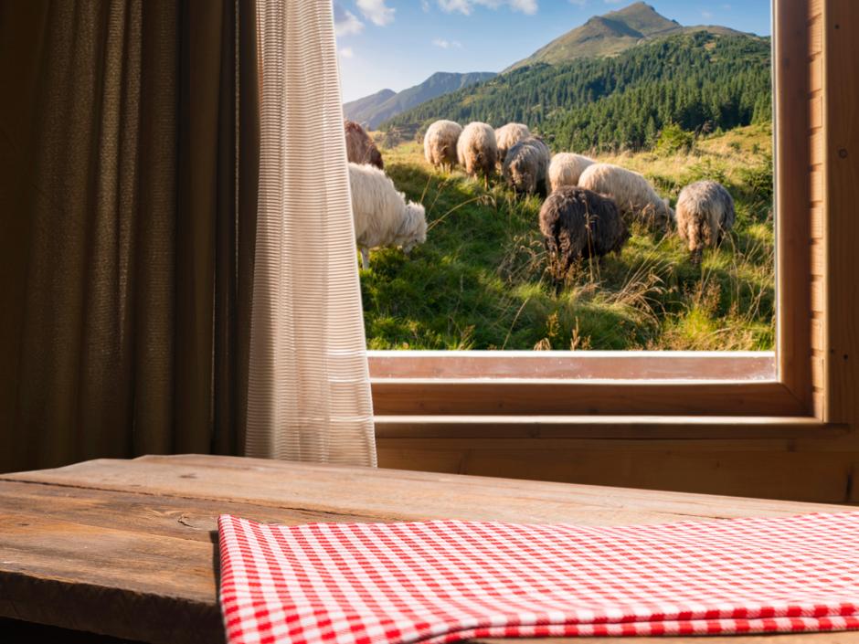 Traditionelle Bergbauernküche