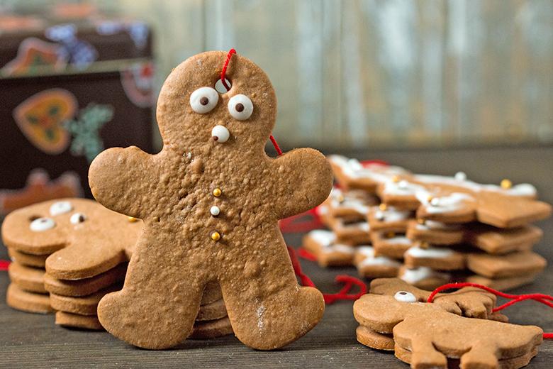 Honiglebkuchen als Christbaumschmuck