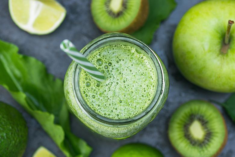 Smoothie-Power in Grün