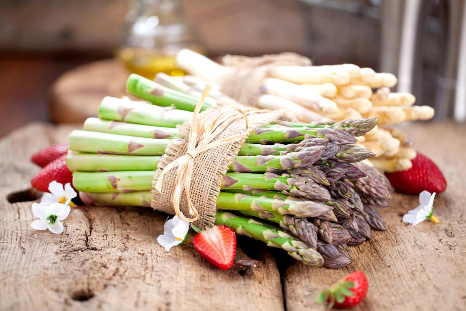 Spargel eine sinnliche Verführung