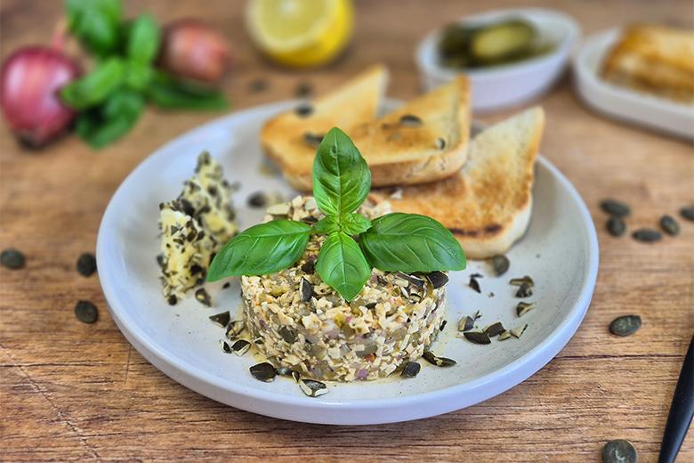 Veganes Tofu-Tatar