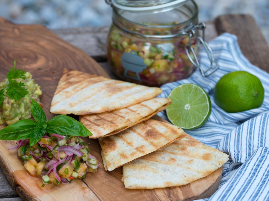 Quesadillas vom Grill 