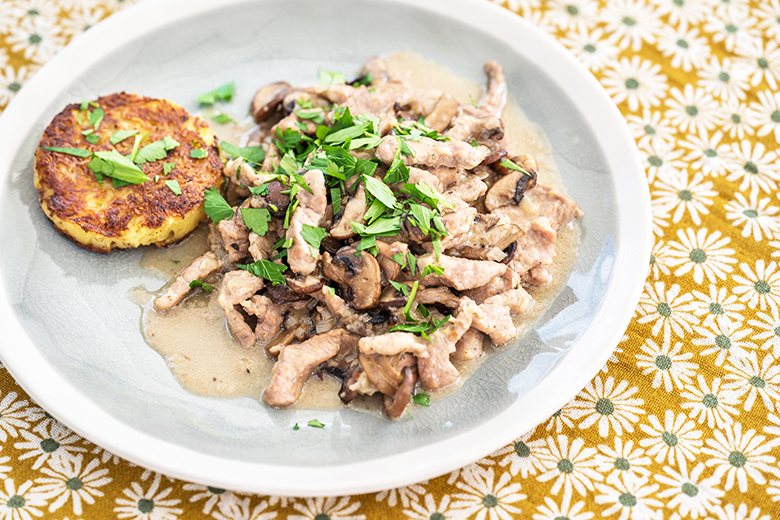 Züricher Geschnetzeltes mit Rösti