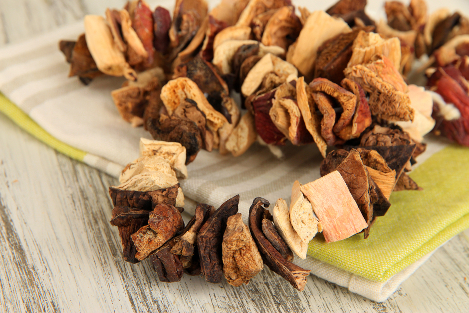 Obst, Gemüse, Pilze und Kräuter richtig dörren und trocknen
