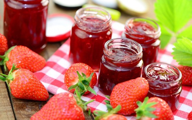 Erdbeeren für den Vorrat