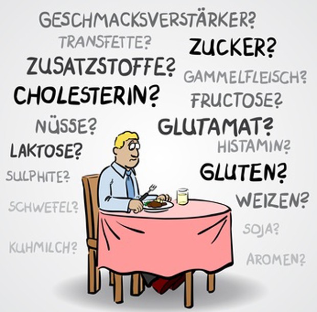 Allergenkennzeichnung in der Gastronomie