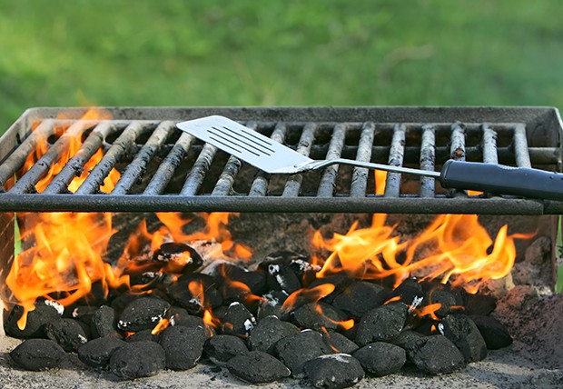 Grillen mit Kohle