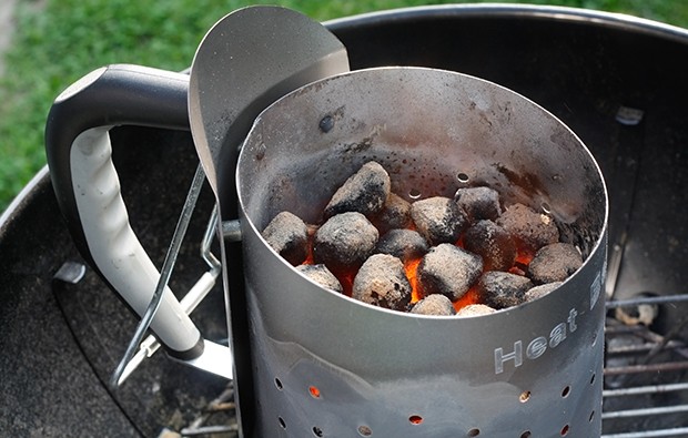 Grillen mit Kohle