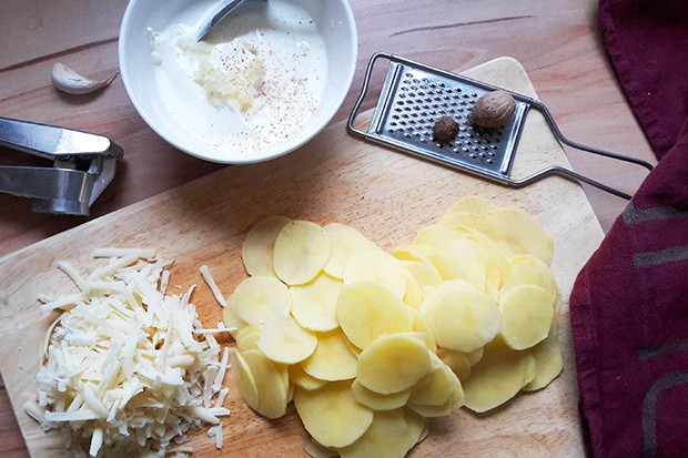 Erdäpfelgratin