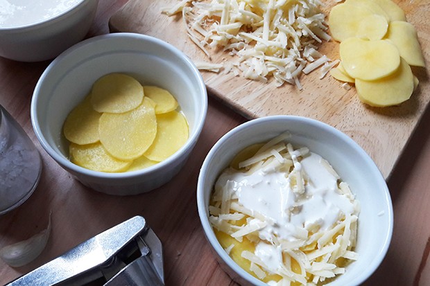 Erdäpfelgratin