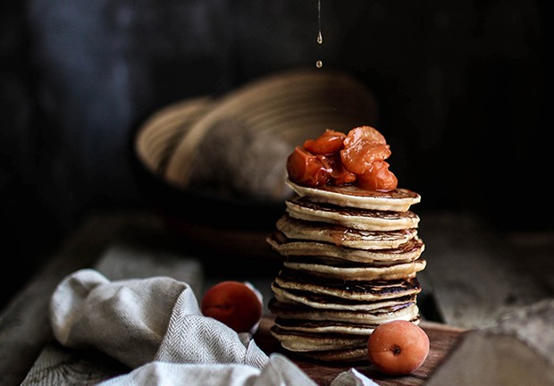 Yams Pfannkuchen