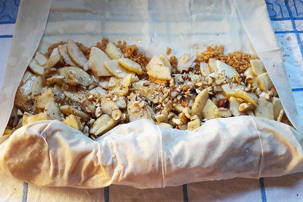 Apfelstrudel saftig und süß