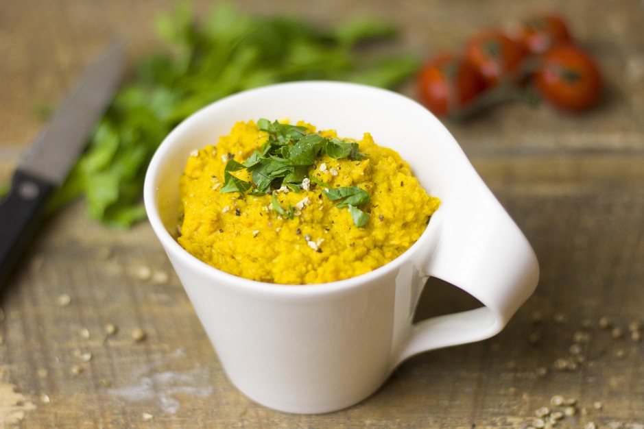 Karottenpesto mit Kurkuma