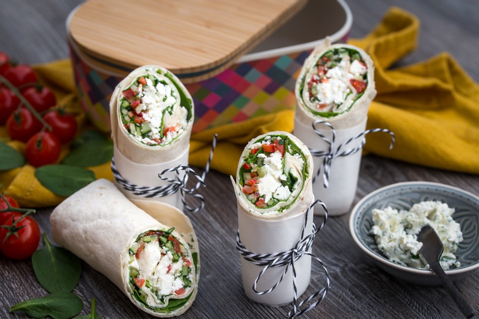 Schafkäse-Wrap