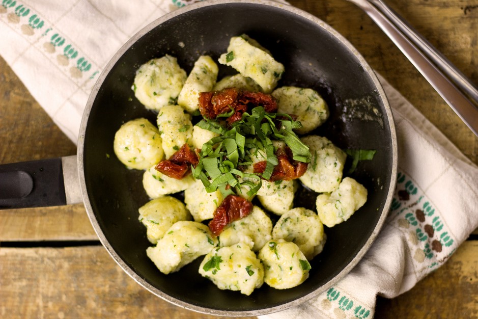 Topfen-Gnocchi mit Bärlauch