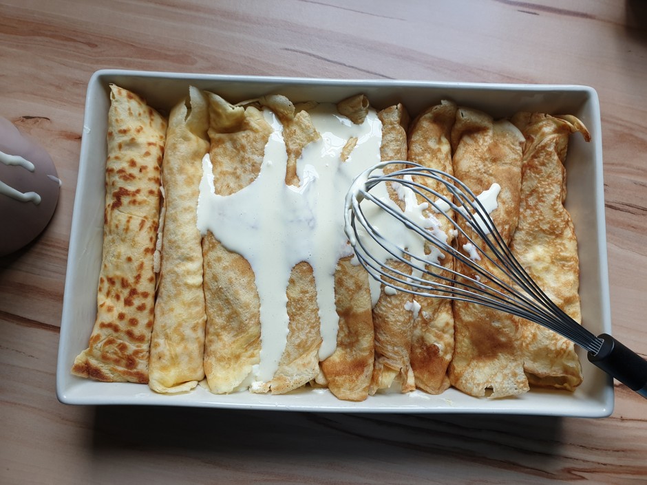 Topfenpalatschinken