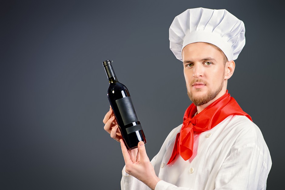 Kochen mit Wein