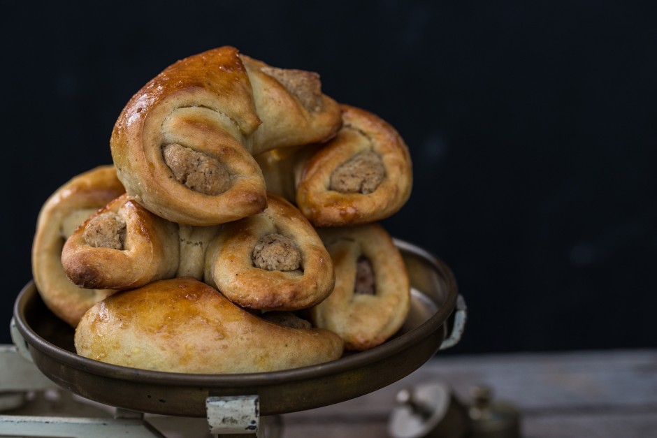 Kipferl aus Kartoffel-Germteig
