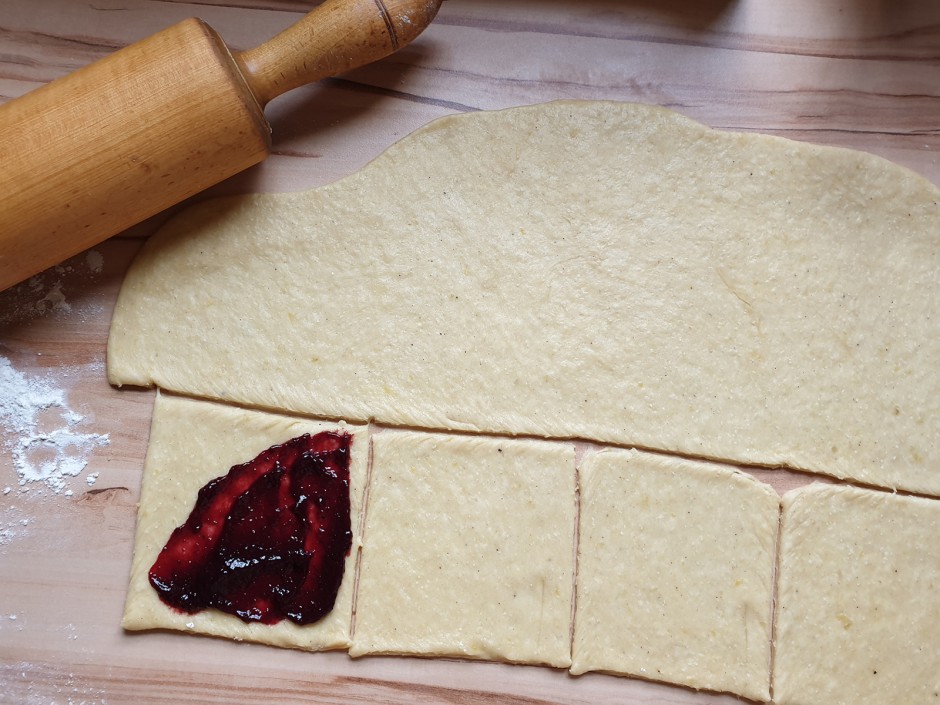 Kipferl aus Kartoffel-Germteig