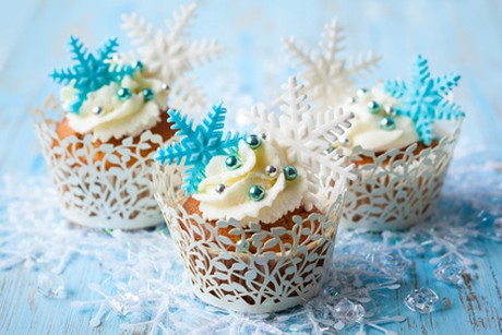 Weihnachtliche Cupcake-Variationen