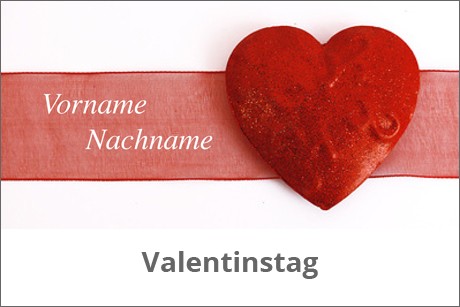 Tischkarten Valentinstag