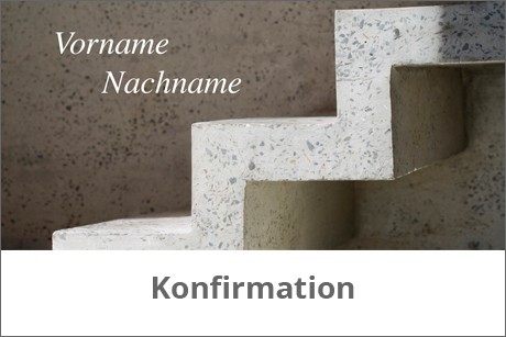 Tischkarten Konfirmation