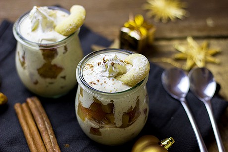 Weihnachtliches Bratapfeltiramisu für euer Feiertagsmenü