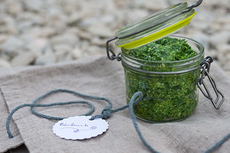 Bärlauchpesto mit Grana Padano